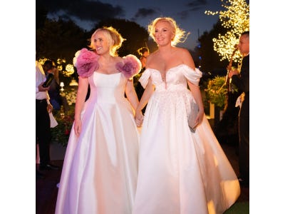 Rebel Wilson & Ramona Agruma wedding