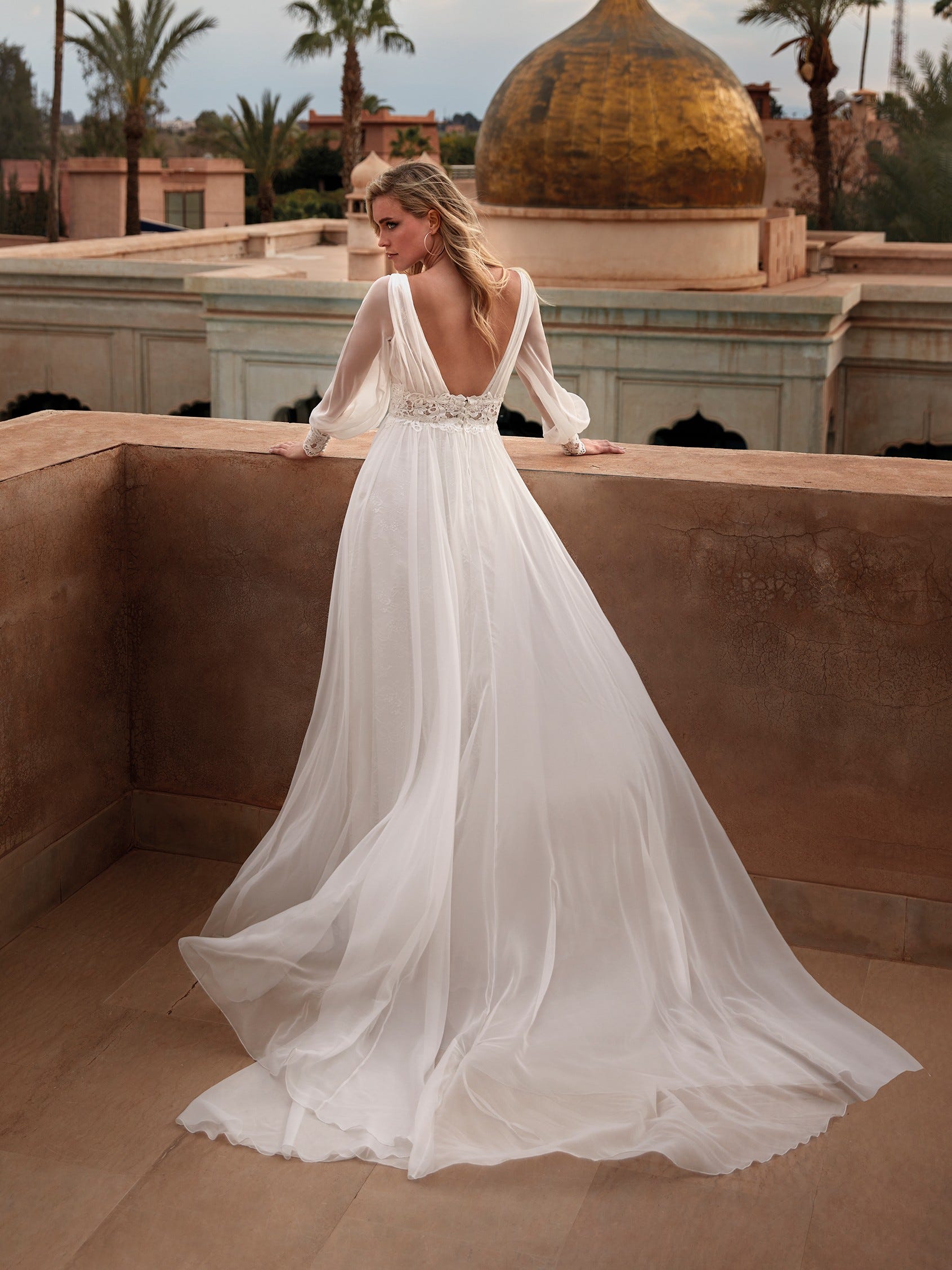 Robe de mariée discount bohémienne