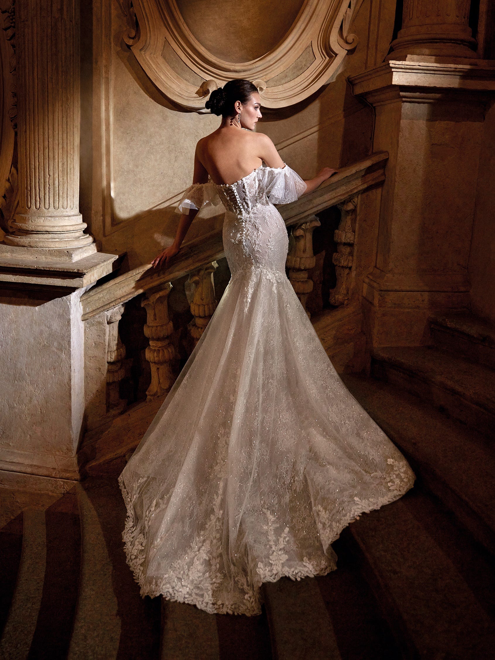 Plus Size Flamenco Wedding Dress