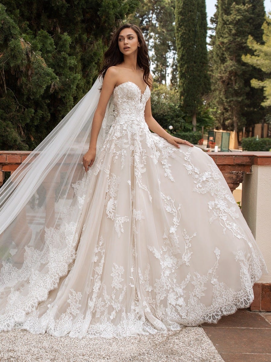 White Tulle Princess Short Corset Wedding Dress