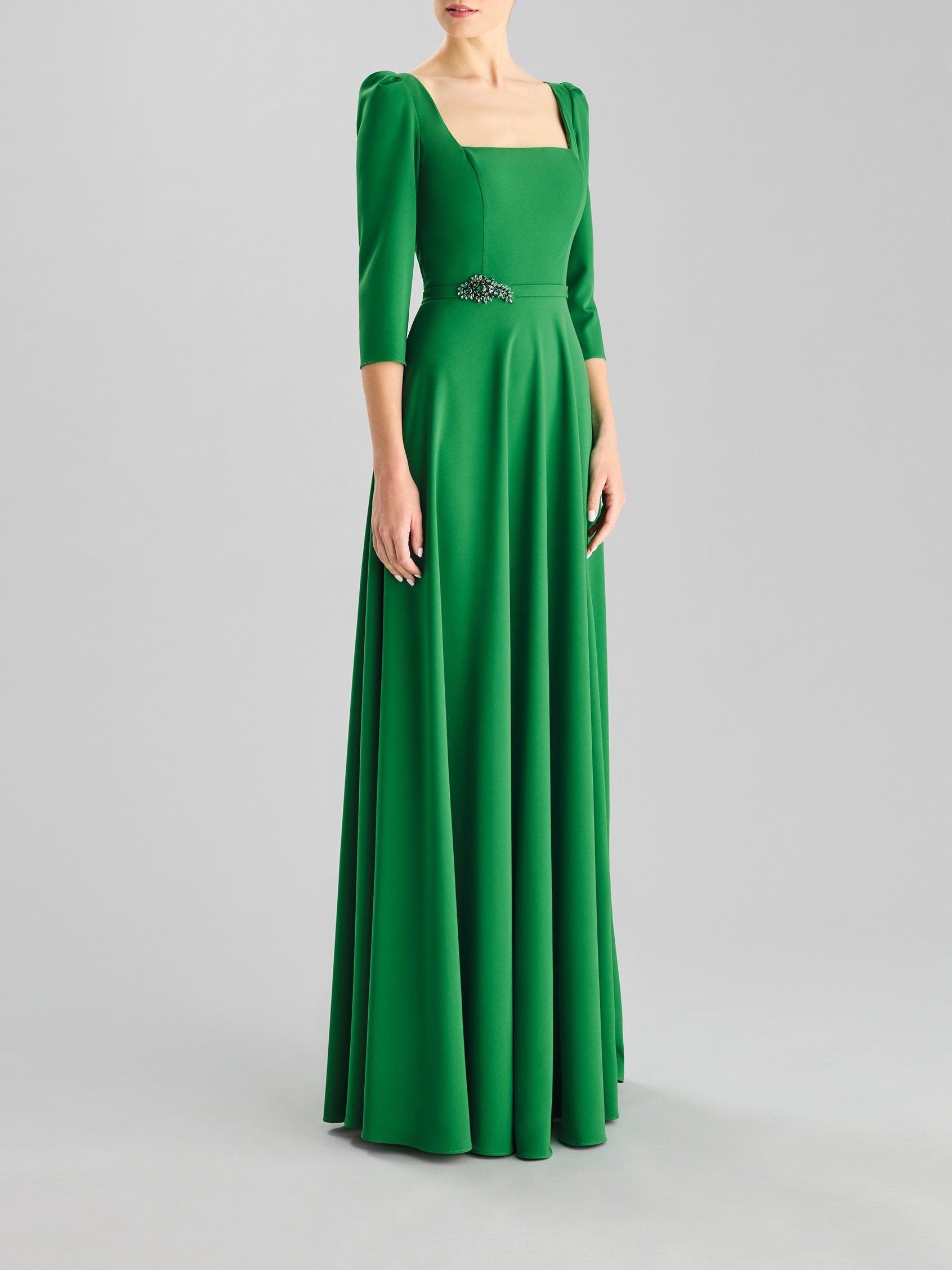  Vestidos de dama de honor, color verde esmeralda, para boda, un  hombro, vestido de satén de sirena de graduación, vestido largo 2023,  vestido formal para mujer con cola 8, Verde esmeralda 