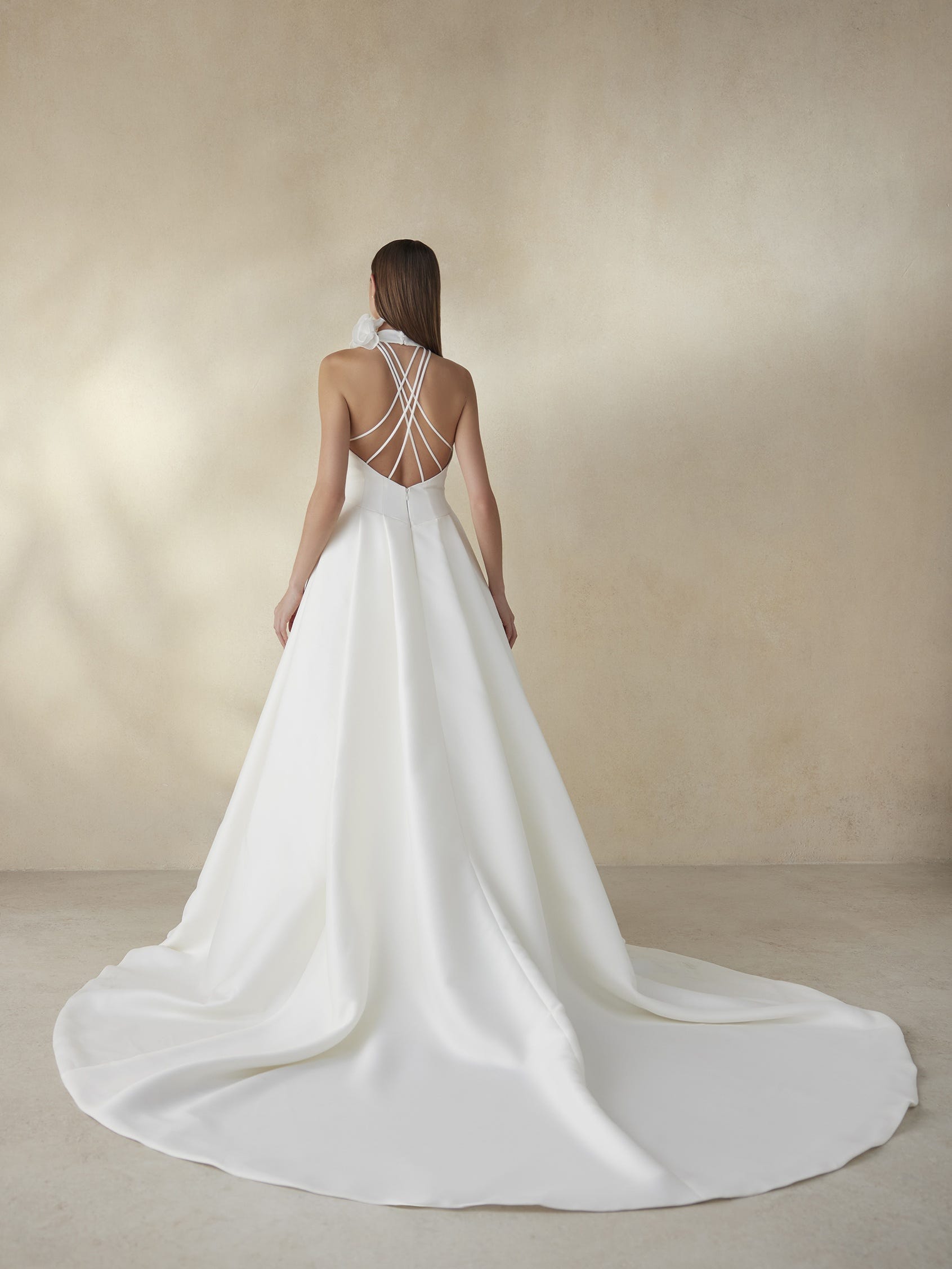 Low back hot sale ball gown