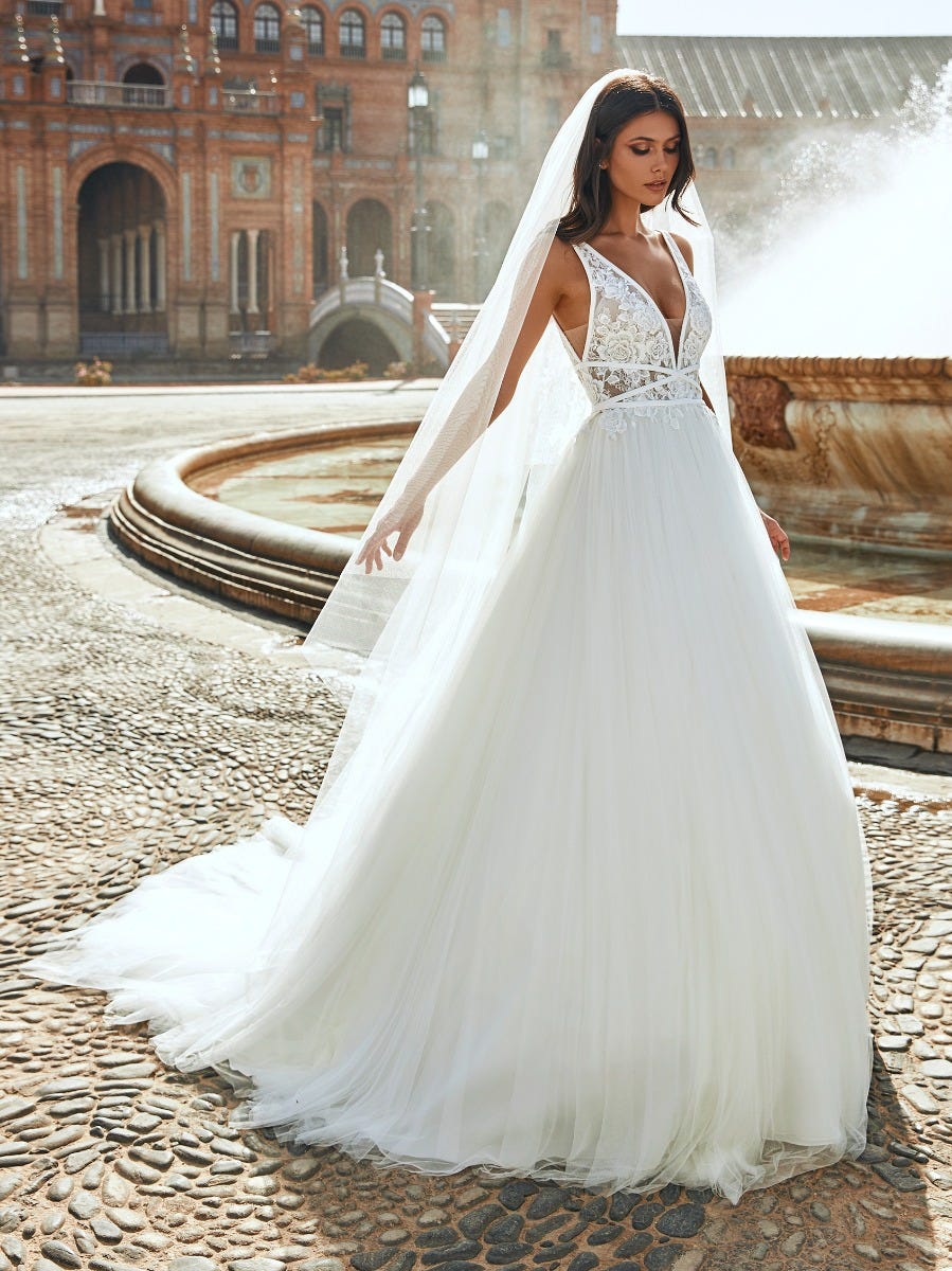 MARISOL | Princess wedding dress | Marchesa x Pronovias