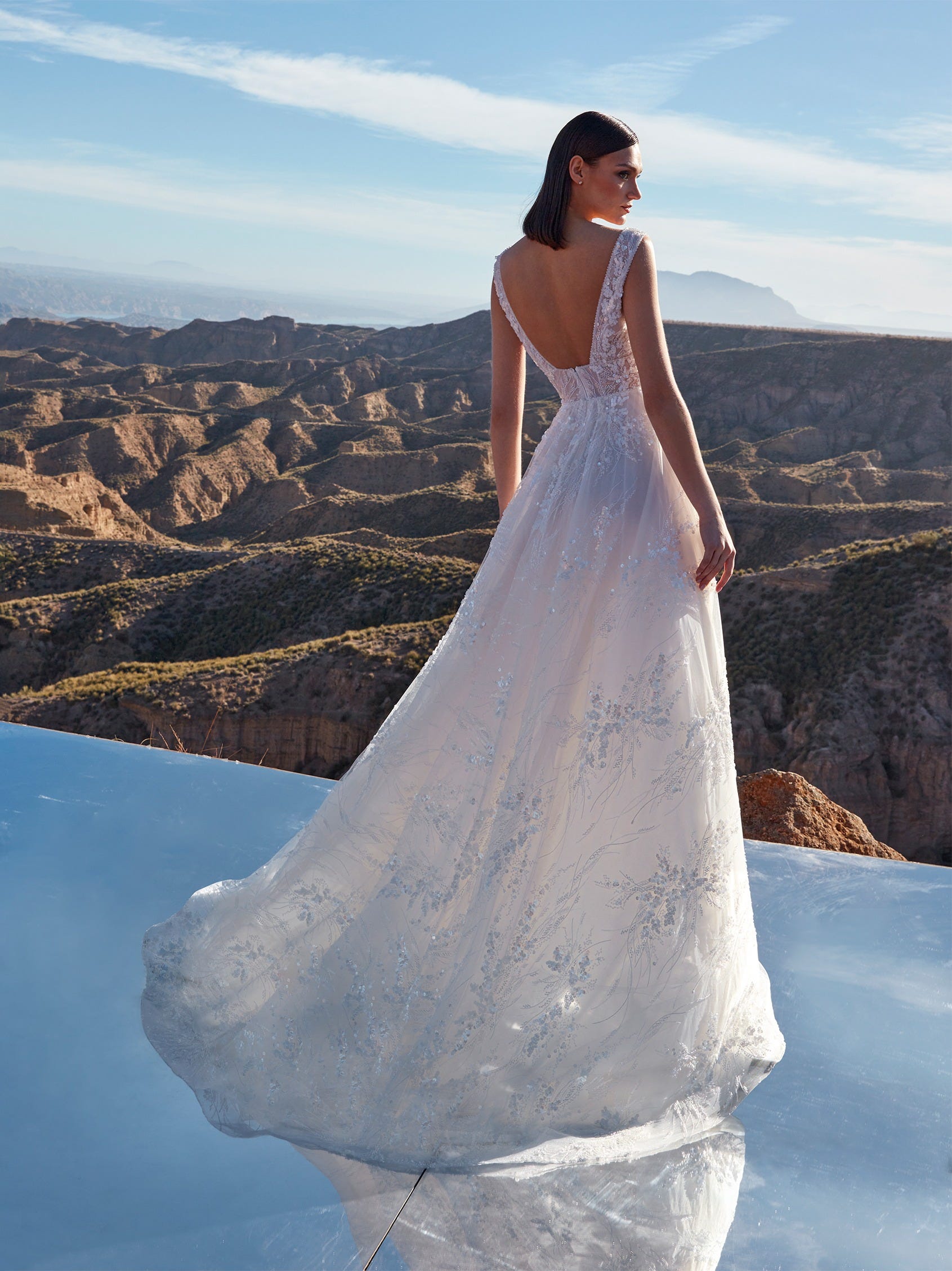 Robe de mariée online forme trapèze