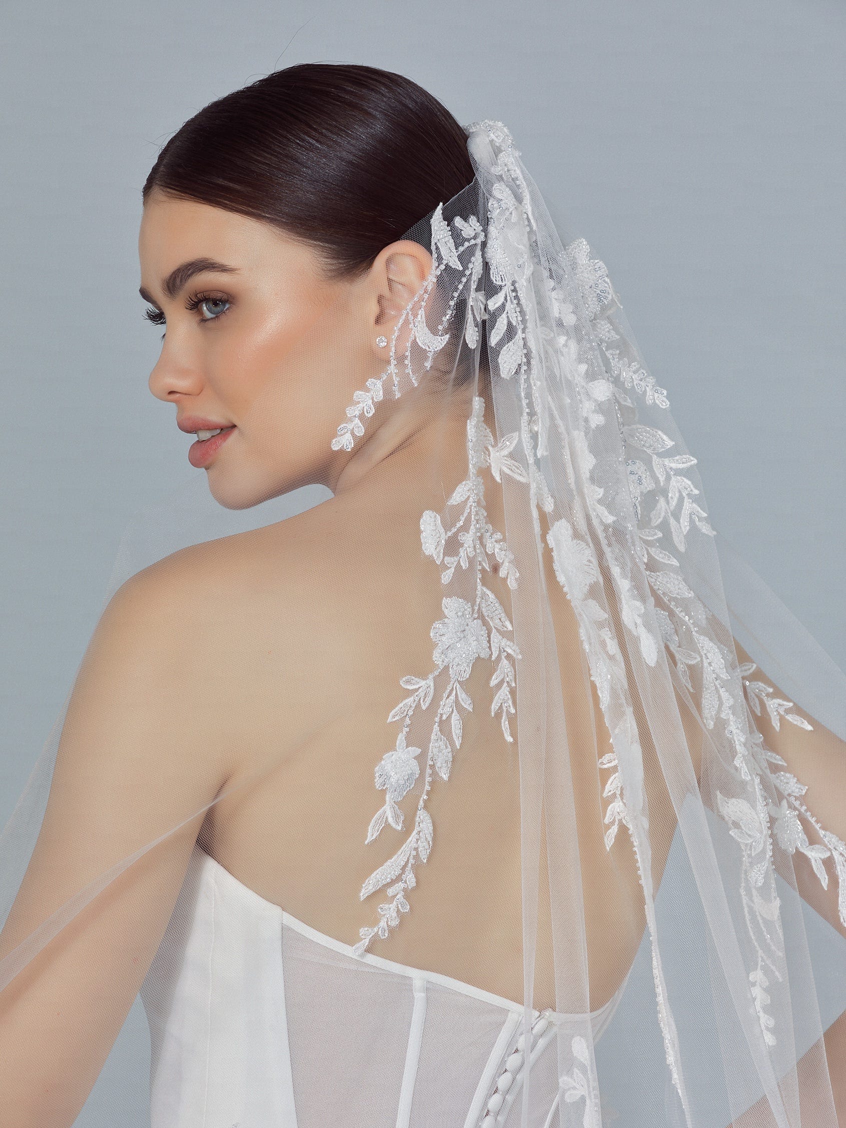 Pronovias cathedral outlet veil