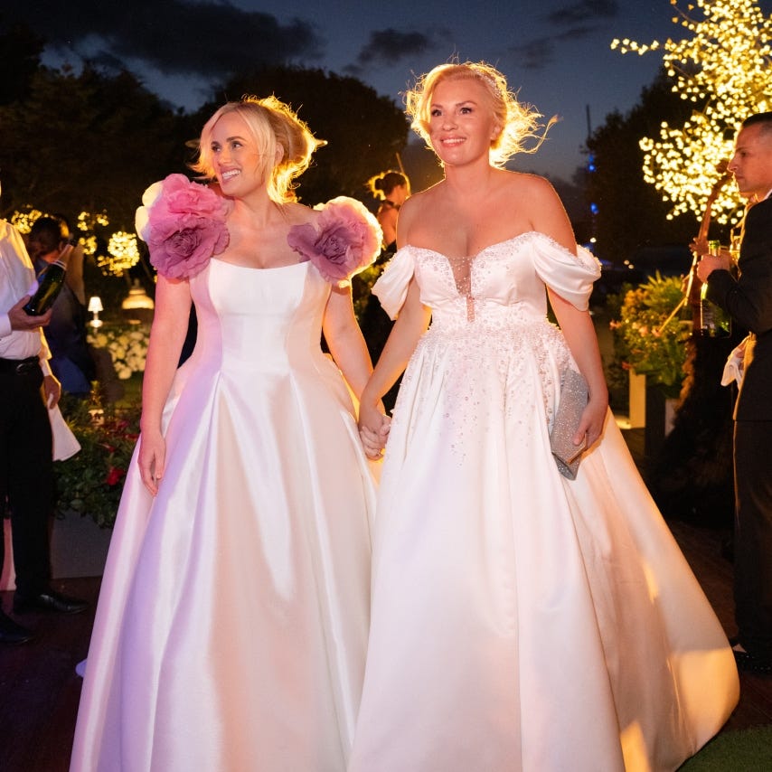 O casamento de Rebel Wilson e Ramona Agruma