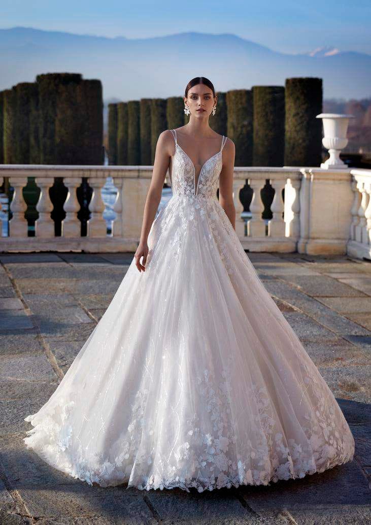 Abito sposa azzurro online