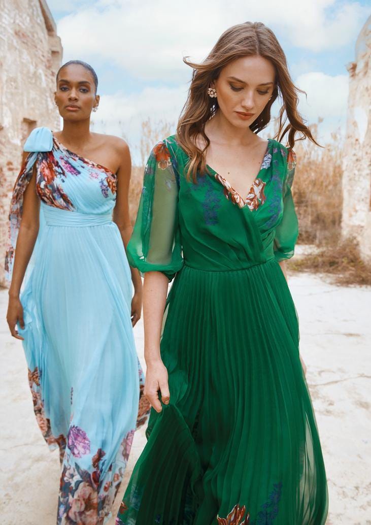 Vestidos para asistir a una boda en el shops campo